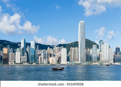 Hong Kong Skyline At Day Time