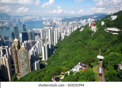 Hong Kong Skyline From Victoria Peak