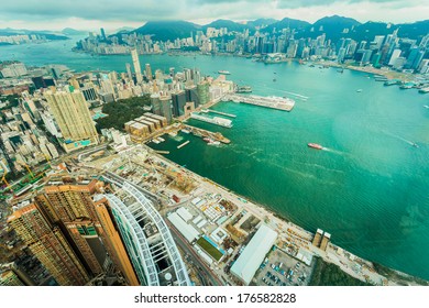 Hong Kong View From ICC Sky100