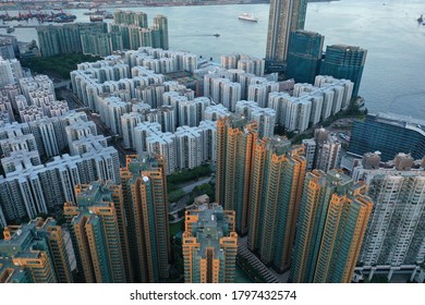 Hong Kong Whampoa Cityscape Drone