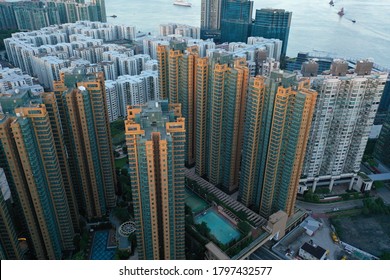 Hong Kong Whampoa Cityscape Drone