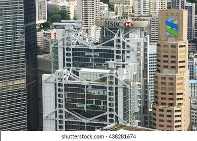 Hong Kong,China - Jun 8,2016:The Office Building Of HSBC In Hong Kong.