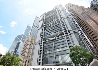 Hong Kong,China - Jun 8,2016:The Office Building Of HSBC In Hong Kong.