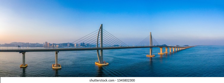 Hong Kong-Zhuhai-Macao Bridge - Shutterstock ID 1345802300