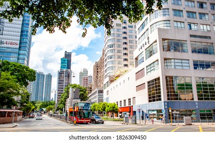 Hongkong - July 9, 2017 : Traffic On Salisbury Road, Hongkong