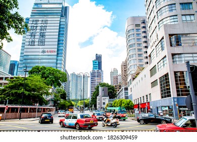 Hongkong - July 9, 2017 : Traffic On Salisbury Road, Hongkong