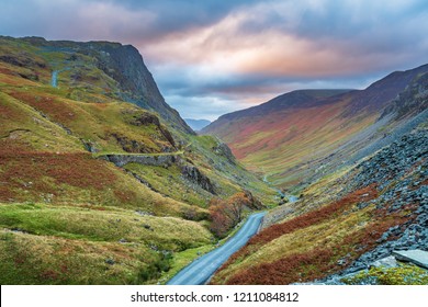 Honister Pass in the Lake District, is a mountain pass in the English Lakeland, joining Borrowdale to the Buttermere Valley