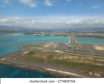 Honolulu Airport With An Airplane