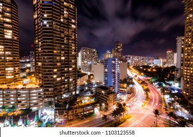 Honolulu, Hawaii at Night