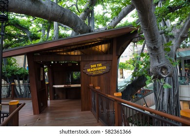 Honolulu, HI: September 27, 2016: Don The Beachcomber At The International Market Place In Honolulu. The New International Market Place Re-opened In 2016.