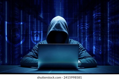 hooded hacker online security concept - Powered by Shutterstock