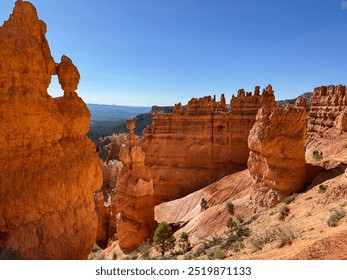 Up in The Hoodoo In Bryce Canyon - Powered by Shutterstock