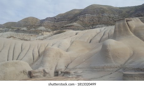 Hoodoos In The Alberta Badlands, Canada 