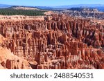 Hoodoos seen from Inspiration Point in Bryce Canyon National Park