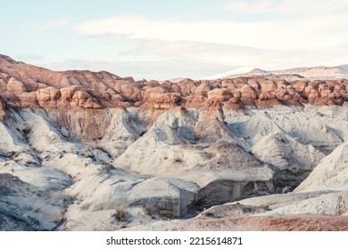 Hoodoos In Southwest Usa Desert At Sunrise