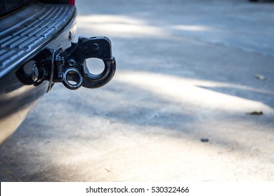 Hook For Towing Mounted On The Car