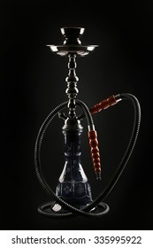 Hookah Isolated On Black Background