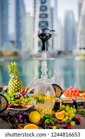 Hookah And Shisha With Tobacco And Fruit In Dubai