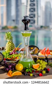 Hookah And Shisha With Tobacco And Fruit In Dubai