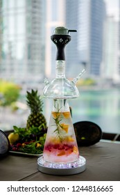 Hookah And Shisha With Tobacco And Fruit In Dubai