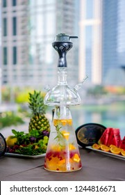 Hookah And Shisha With Tobacco And Fruit In Dubai