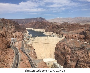 Hoover Dam Aerial View 2017