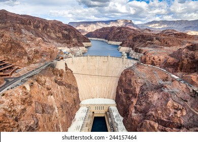 Hoover Dam, aerial view