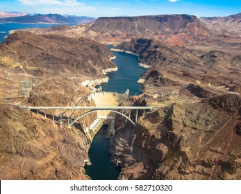 Hoover Dam By Helicopter