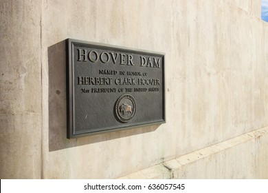 Hoover Dam plaque
