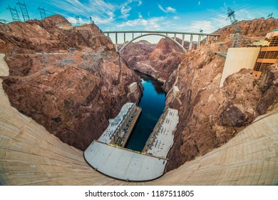 Hoover Dam At Sunrise