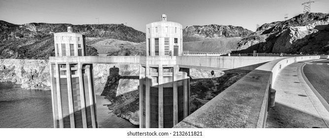 Hoover Dam At Sunset, Nevada - USA