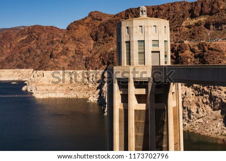 Hoover Damn Hydroelectric Power Plant at the Nevada-Arizona border.
