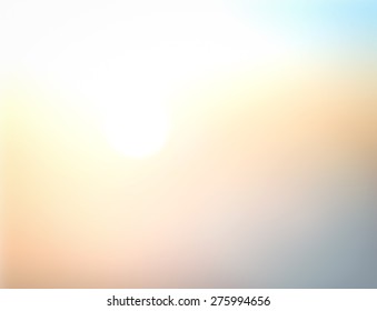 Hope Concept: Abstract Gradient White Sun Light And Blur Beautiful Yellow Nature Background