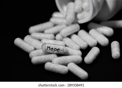 Hope, A Drug For The Treatment Of Human Feelings.This Is A Concept.