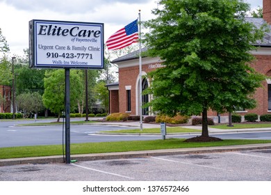 HOPE MILLS, NC - CIRCA April 2019: Elite Care Of Fayetteville Urgent Care Family Clinic