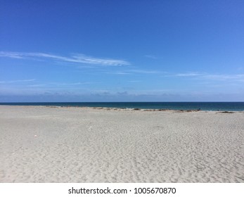The Horizon at an Empty Beach