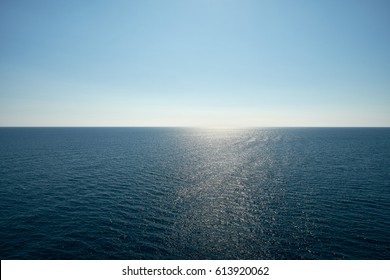 Horizon Line Over The Ocean - Background