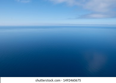 Horizon with sea and blue sky