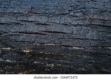 Horizontal Burnt Wood Texture Fissure Wood Stock Photo (Edit Now ...