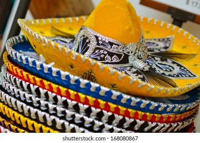 Horizontal Closeup Photo Details Mexican Sombrero Stock Photo 168080867 ...