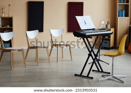 Similar – Image, Stock Photo Building of music hall music centre in Helsinki, Finland. Music Centre In Sunny Summer Evening