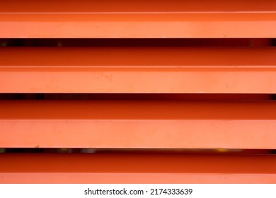 A Horizontal Image Of Red Corrugated Metal Siding