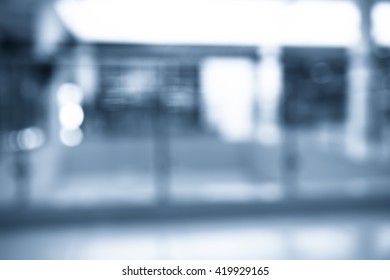 Horizontal Indoor Dark Grey Office Bokeh Background