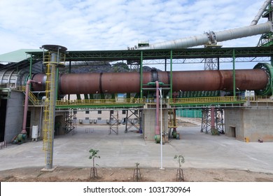 Horizontal Kiln In Cement Plant.