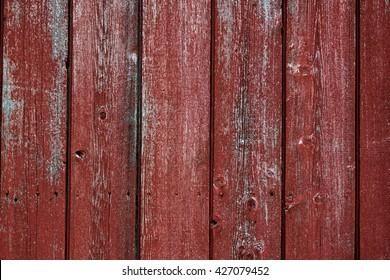 Horizontal Old Red Barn Wood Panel