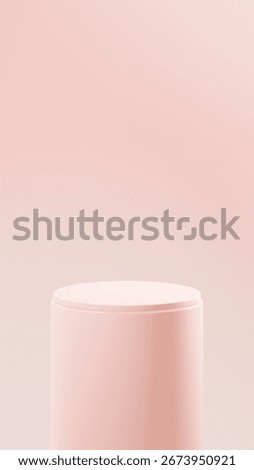 Horizontal Peach Macaroon background, Peach Macaroon rounded board, Peach Macaroon color palette, product placement, background color palette