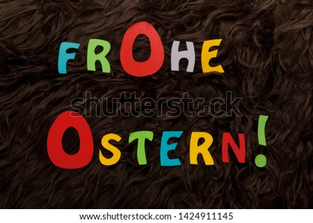 Similar – Ostergruß Ostern Frühling