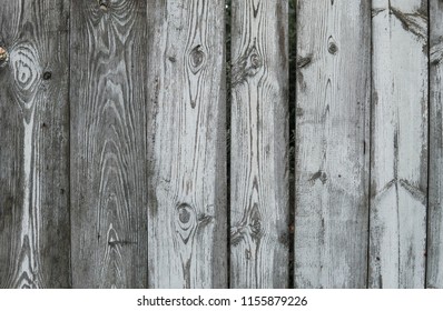 Horizontal rustic weathered old painted wood background with knots and nail holes. Woods texture.