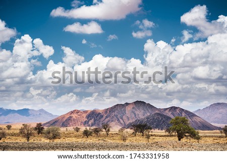 Sonnenuntergang in der Namib