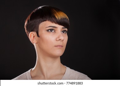 Pixie Cut Stock Photos Images Photography Shutterstock